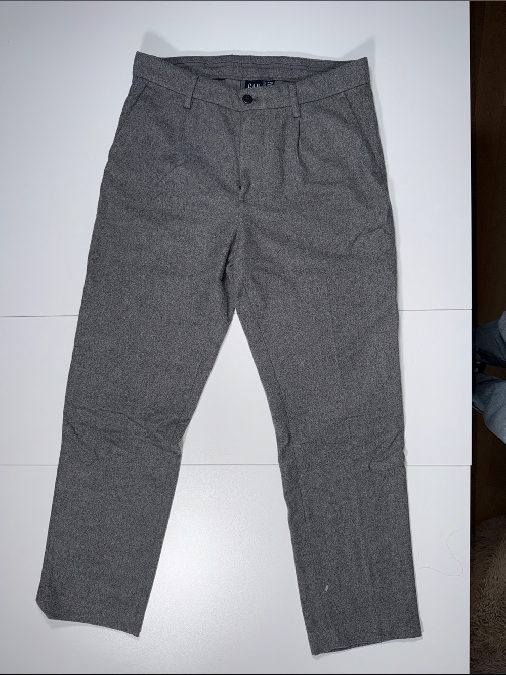 GAP Gray Men's Dress Pants - Tailored Straight Fit